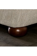 Furniture of America Salisbury Traditional Sofa with Round Bun Legs