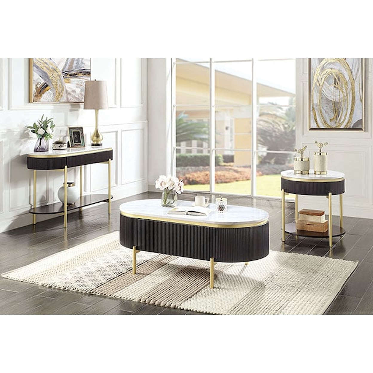 Furniture of America - FOA Koblenz Sofa Table