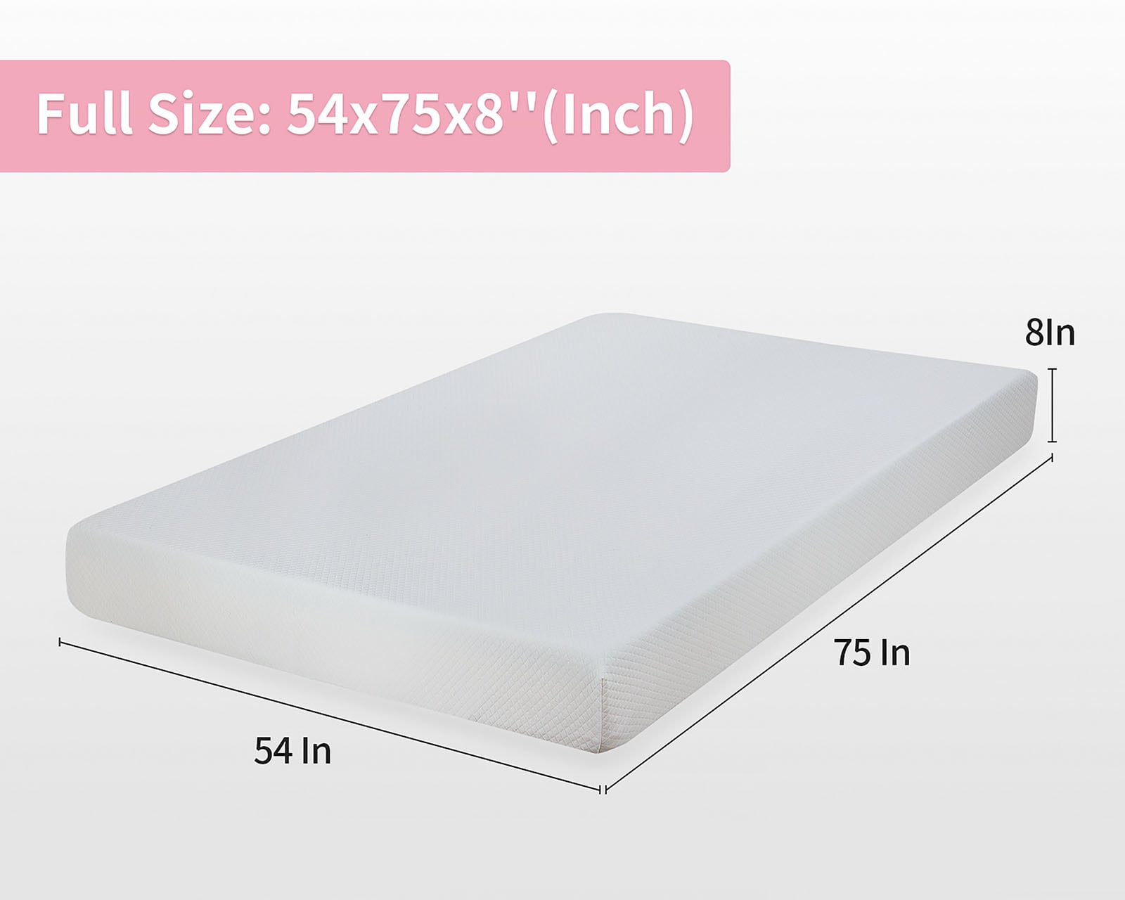 8" Full Memory Foam Mattress