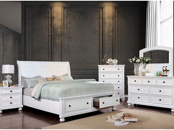 5 Pc. Queen Bedroom Set w/ 2NS