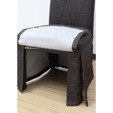  Skirted Accent Chairs with Welting Trim