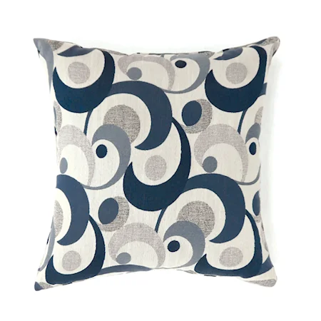 Set of Two 17" X 17" Pillows, Blue