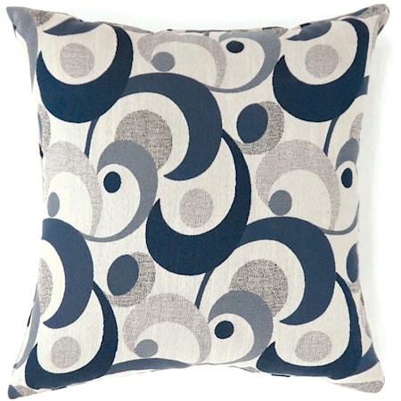 Set of Two 17" X 17" Pillows, Blue