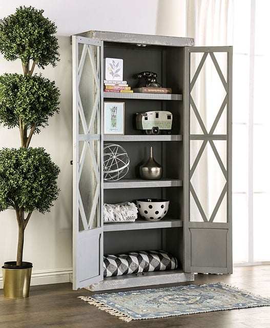 Furniture of America Zenia Storage Curio