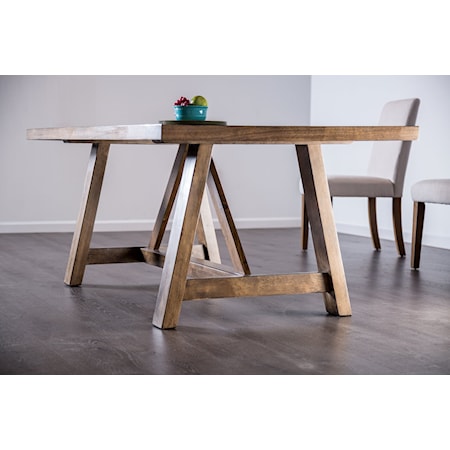 Dining Table with Trestle Base