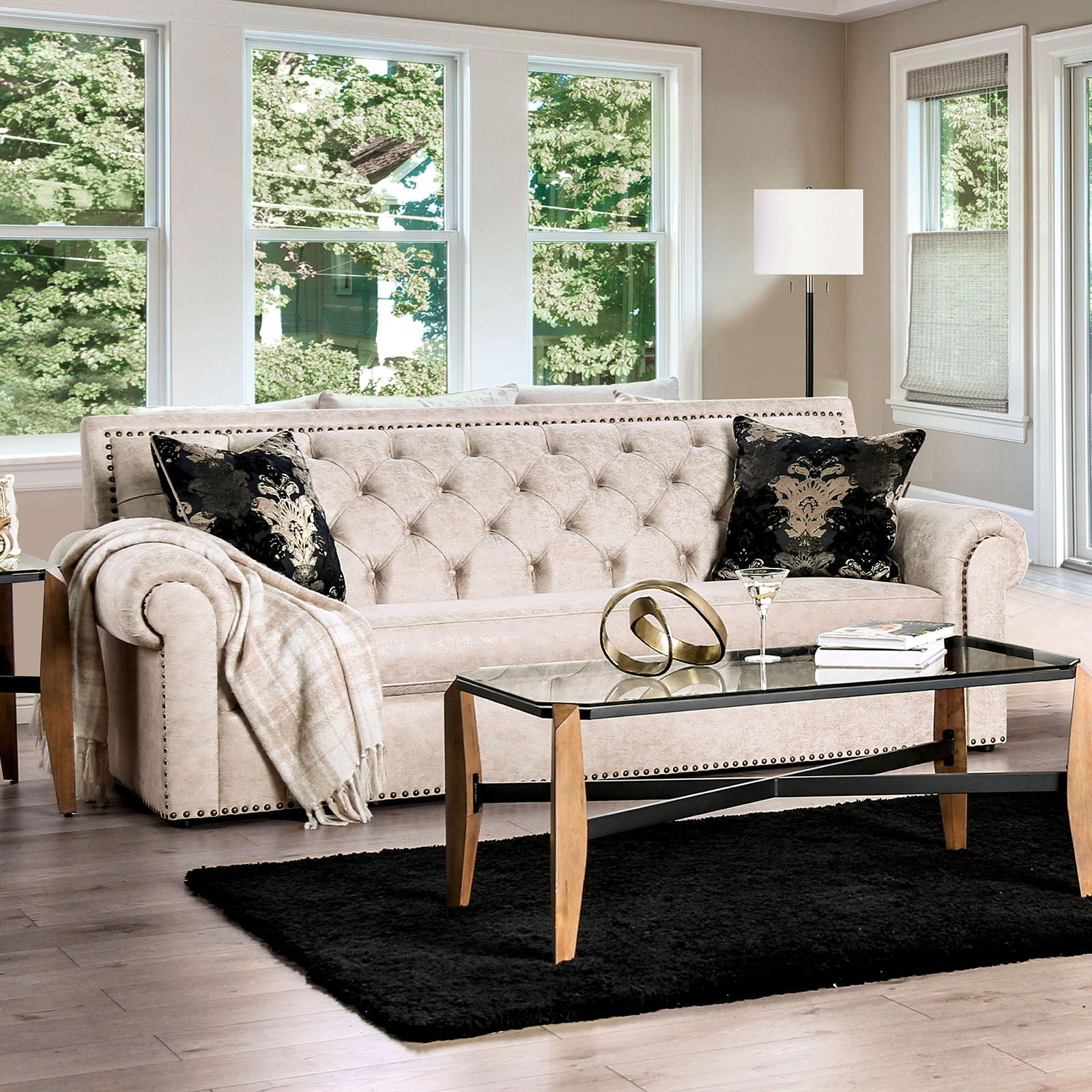 Sofa and Loveseat Set