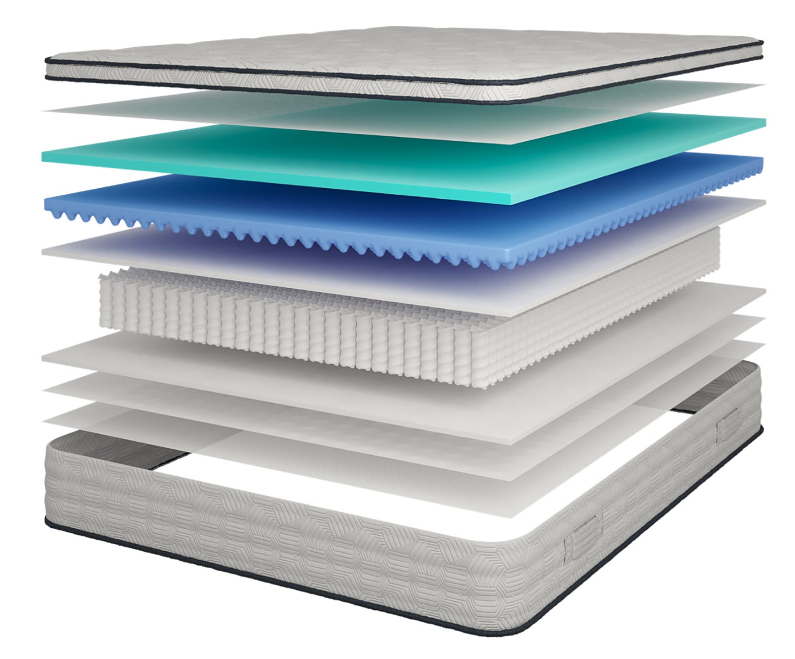 12" Full Hybrid Pocket Coil Mattress