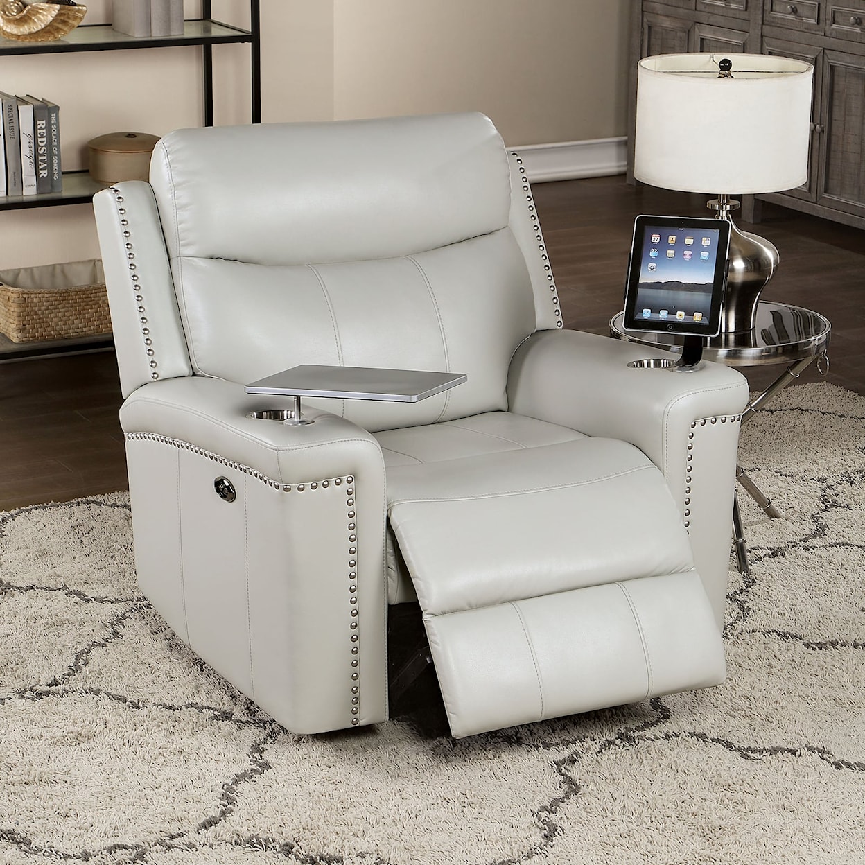 Furniture of America - FOA FLORINE Power Glider Recliner