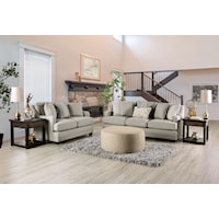 Transitional 2-Piece Living Room Set