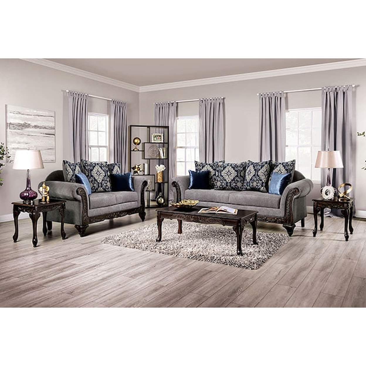 Furniture of America Gustavo Loveseat