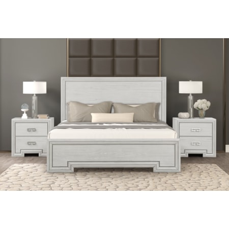 Queen Panel Bed