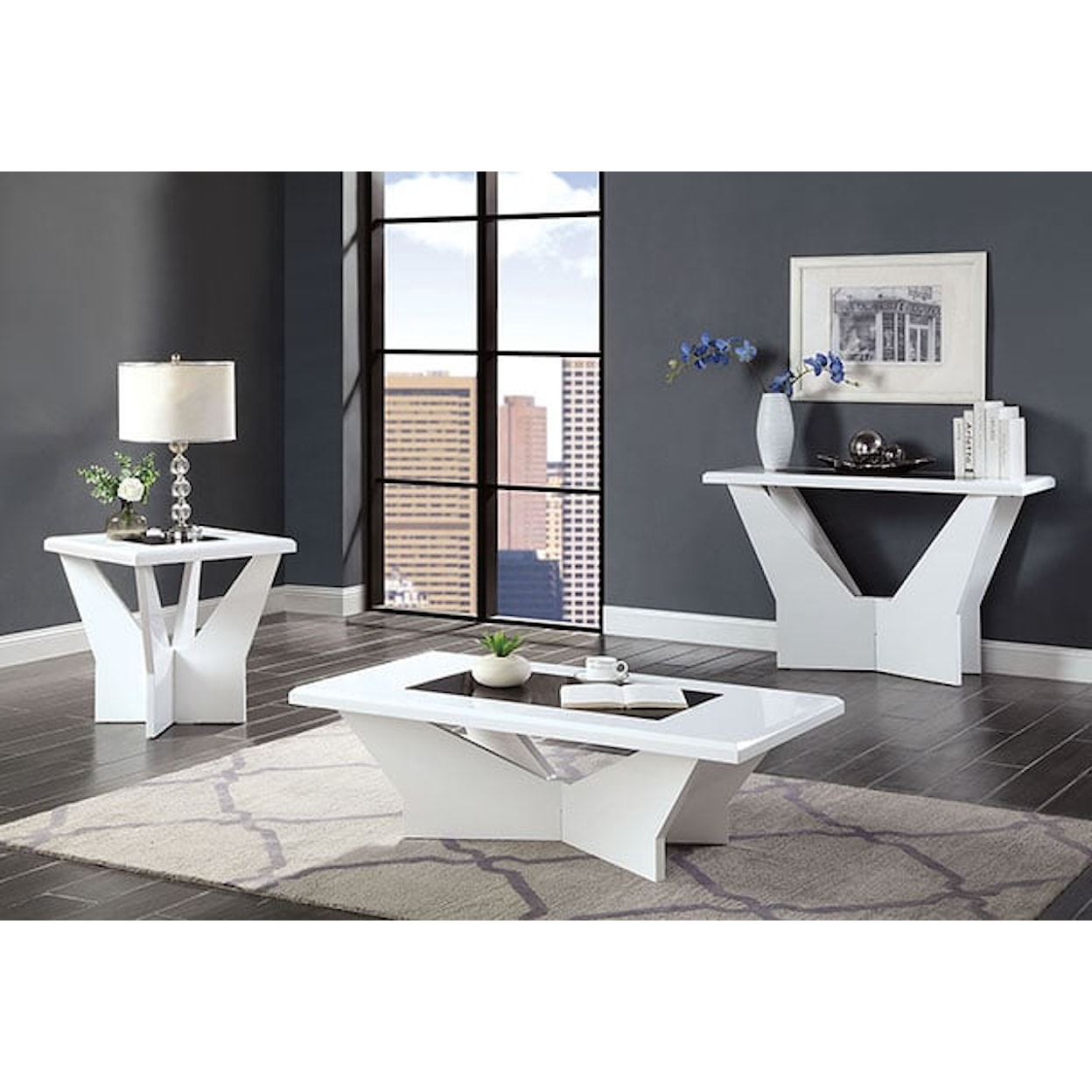 Furniture of America - FOA Dubendorf Sofa Table