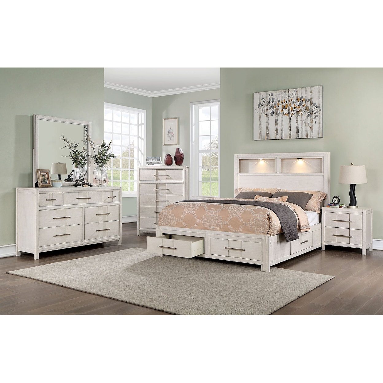 Furniture of America - FOA Karla Queen Storage Bed