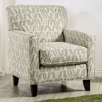 Transitional Upholstered Accent Chair