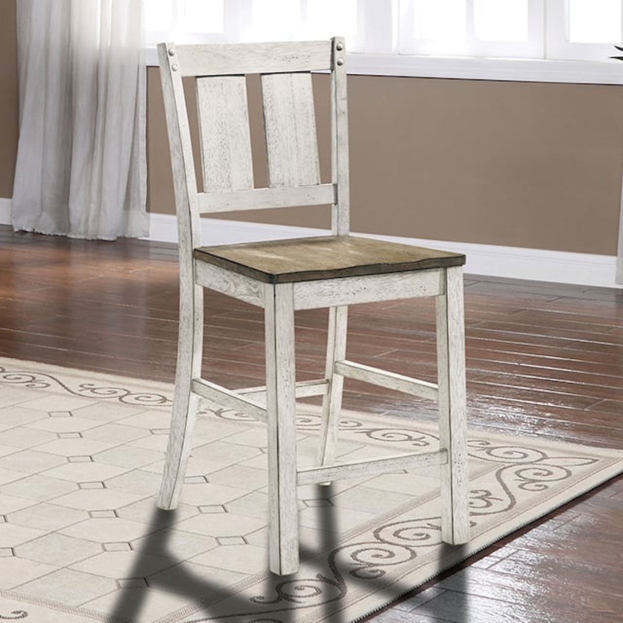 Furniture of America Dakota Counter Height Dining Chair