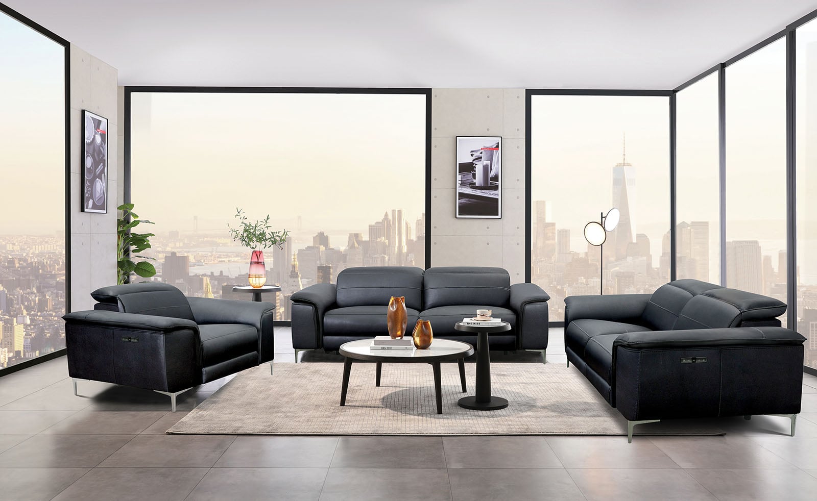 Furniture of America - FOA Ascona Power Reclining Sofa