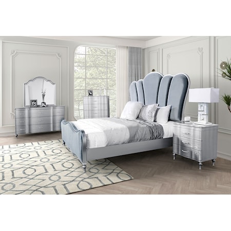 Upholstered King Bed