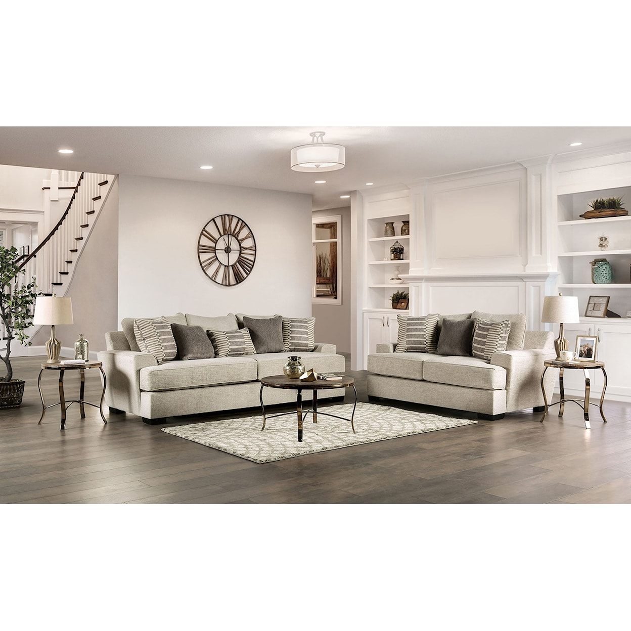 Furniture of America - FOA Holborn Sofa & Loveseat