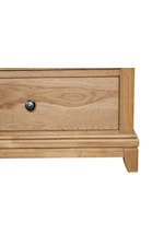 Furniture of America McHenry Farmhouse 6-Drawer Dresser with Felt-Lined Top Drawers