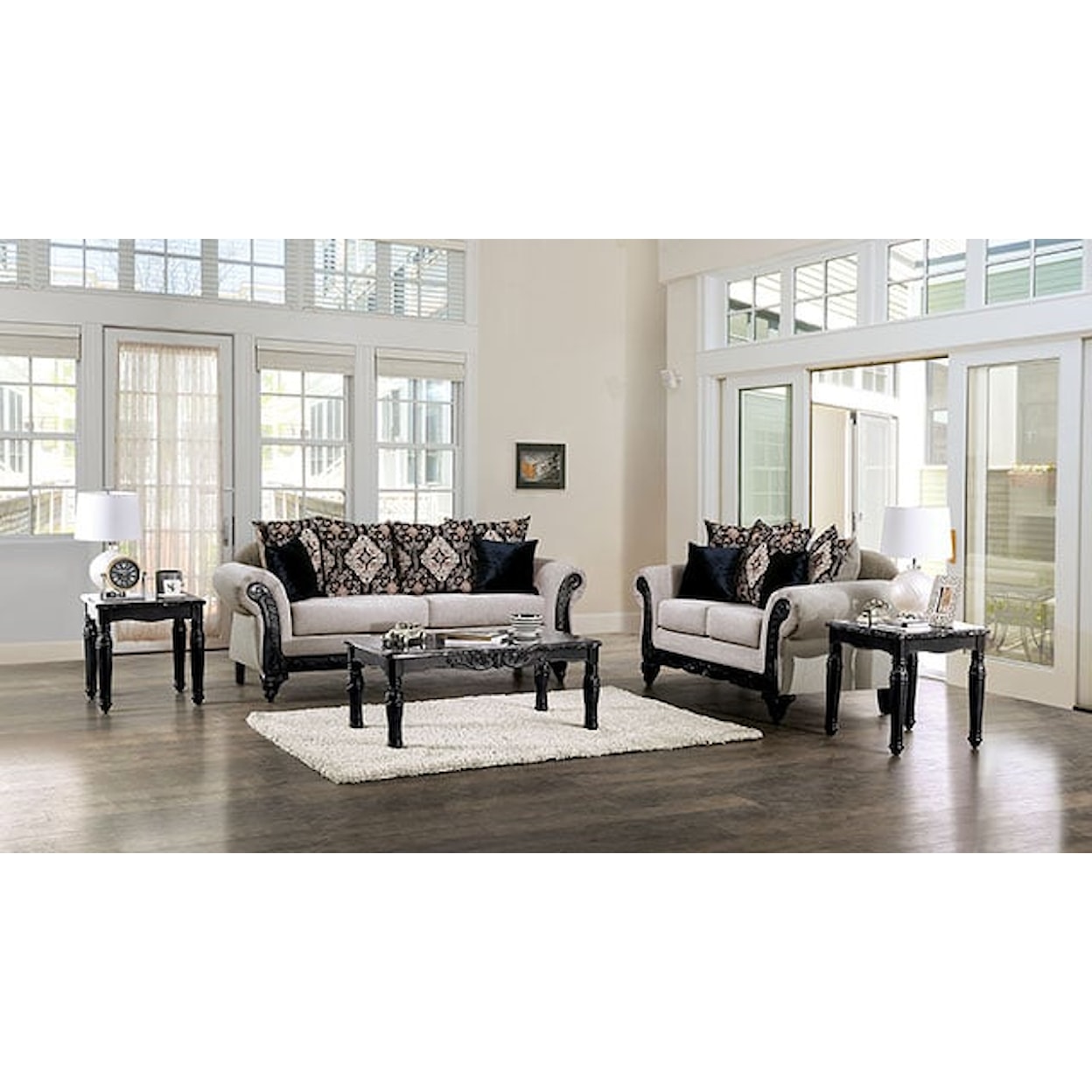 Furniture of America - FOA Molfetta Traditional Loveseat