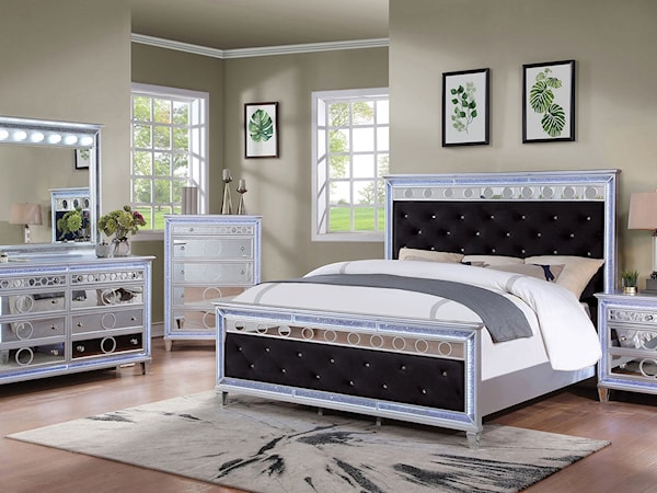 5-Piece Queen Bedroom Set with 2 Nightstands