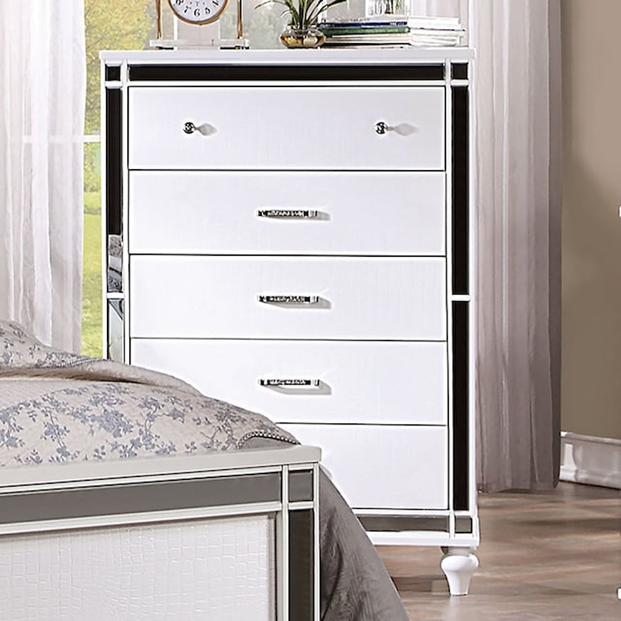 Furniture of America Brachium 5-Drawer Bedroom Chest