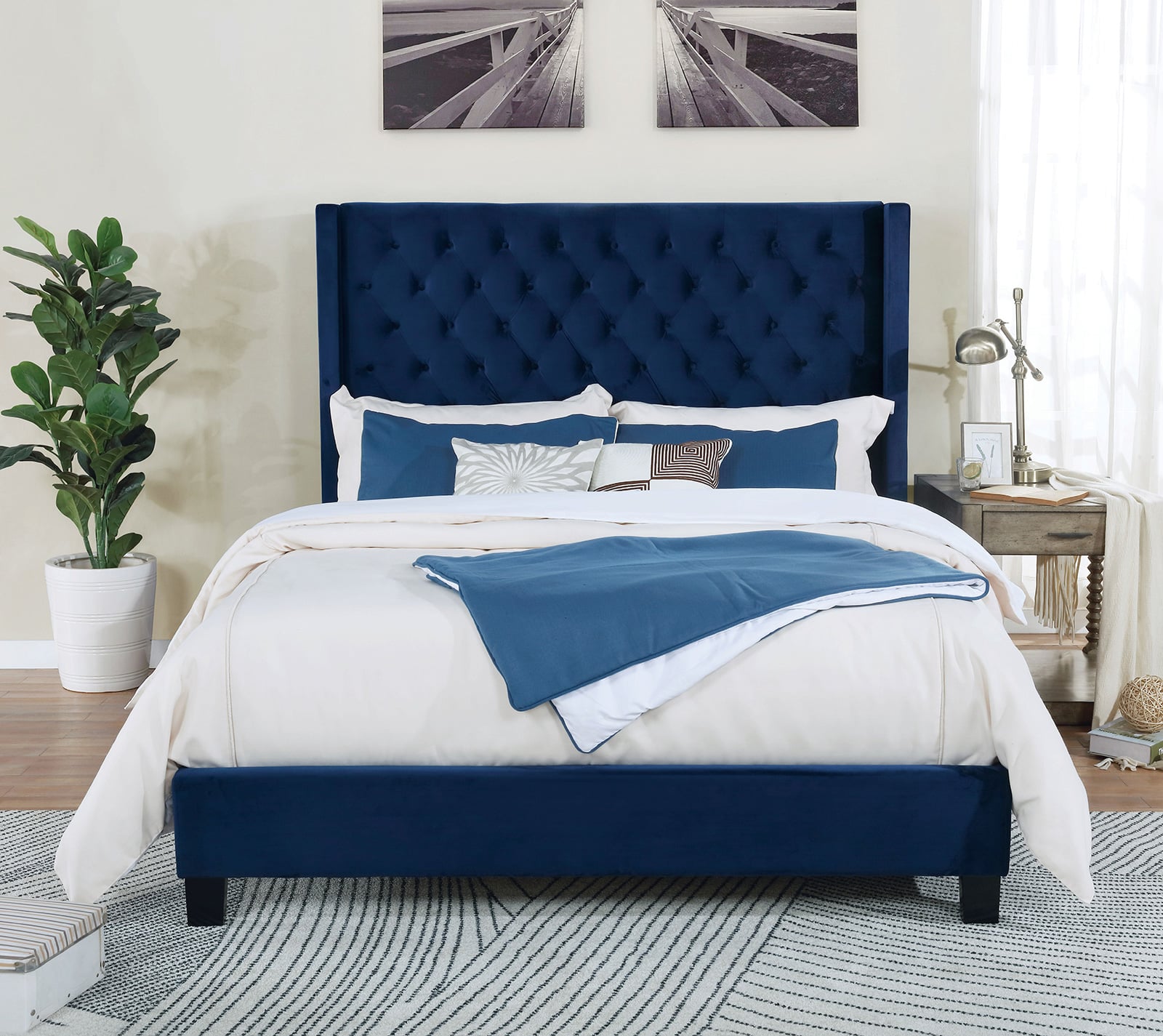 Queen Upholstered Bed