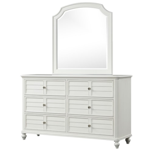 Coastal 6-Drawer Dresser