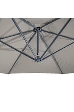 Furniture of America Glam Contemporary Cantilever Umbrella with LED