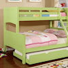 Furniture of America - FOA Prismo Youth Bunk Bed with Ladder 