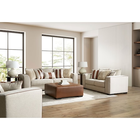 Sofa and Loveseat Set