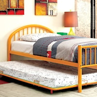 Contemporary Youth Full Bed with Trundle