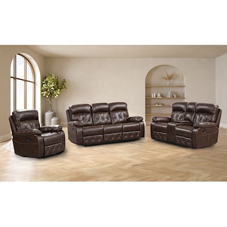 Manual Reclining Living Room Set