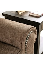 Furniture of America Laredo Transitional Laredo Sofa with Nail-Head Trim