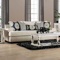 Transitional Sofa with Nailhead Trim