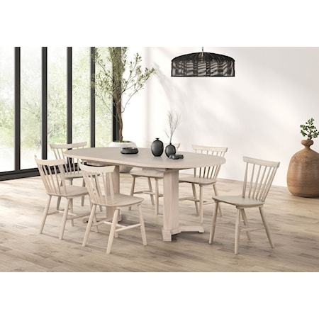 7-Piece Oval Dining Set