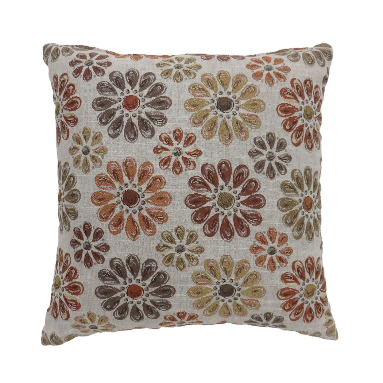 Furniture of America - FOA Kyra 21" X 21" Pillow, Orange (2/CTN)