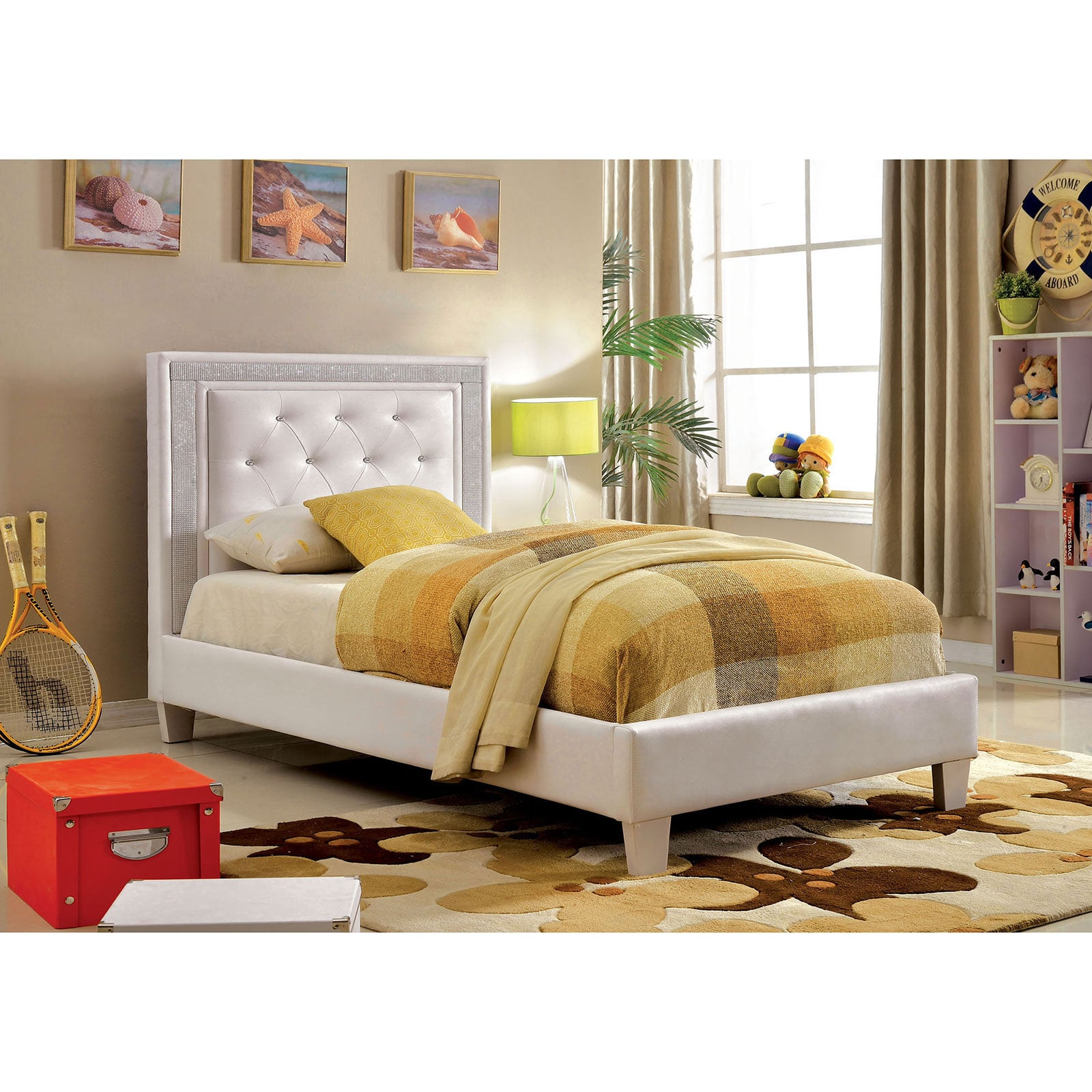 Furniture of America Lianne CM7217WHFBEDVN Full Bed Value City