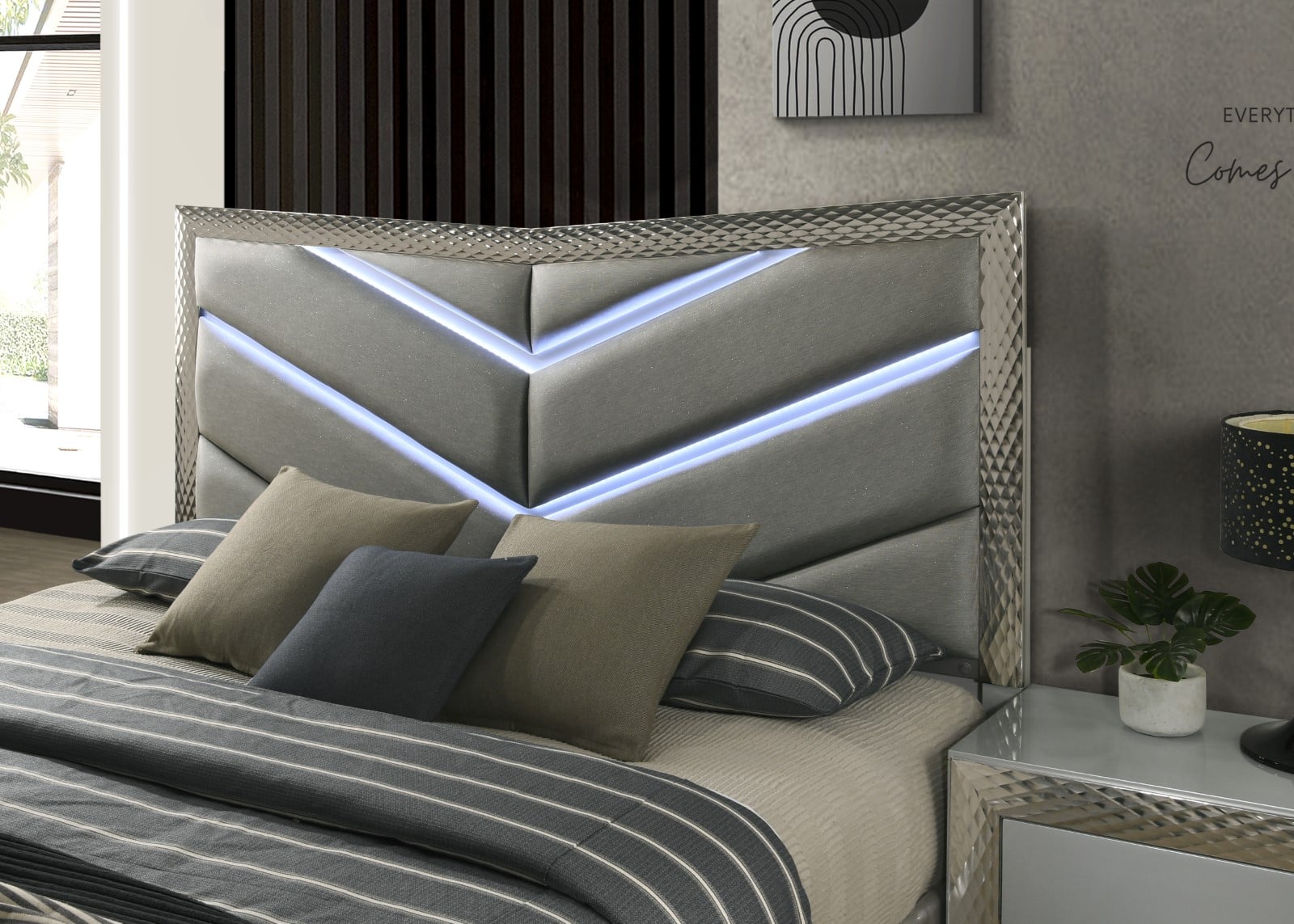 King Upholstered Bed