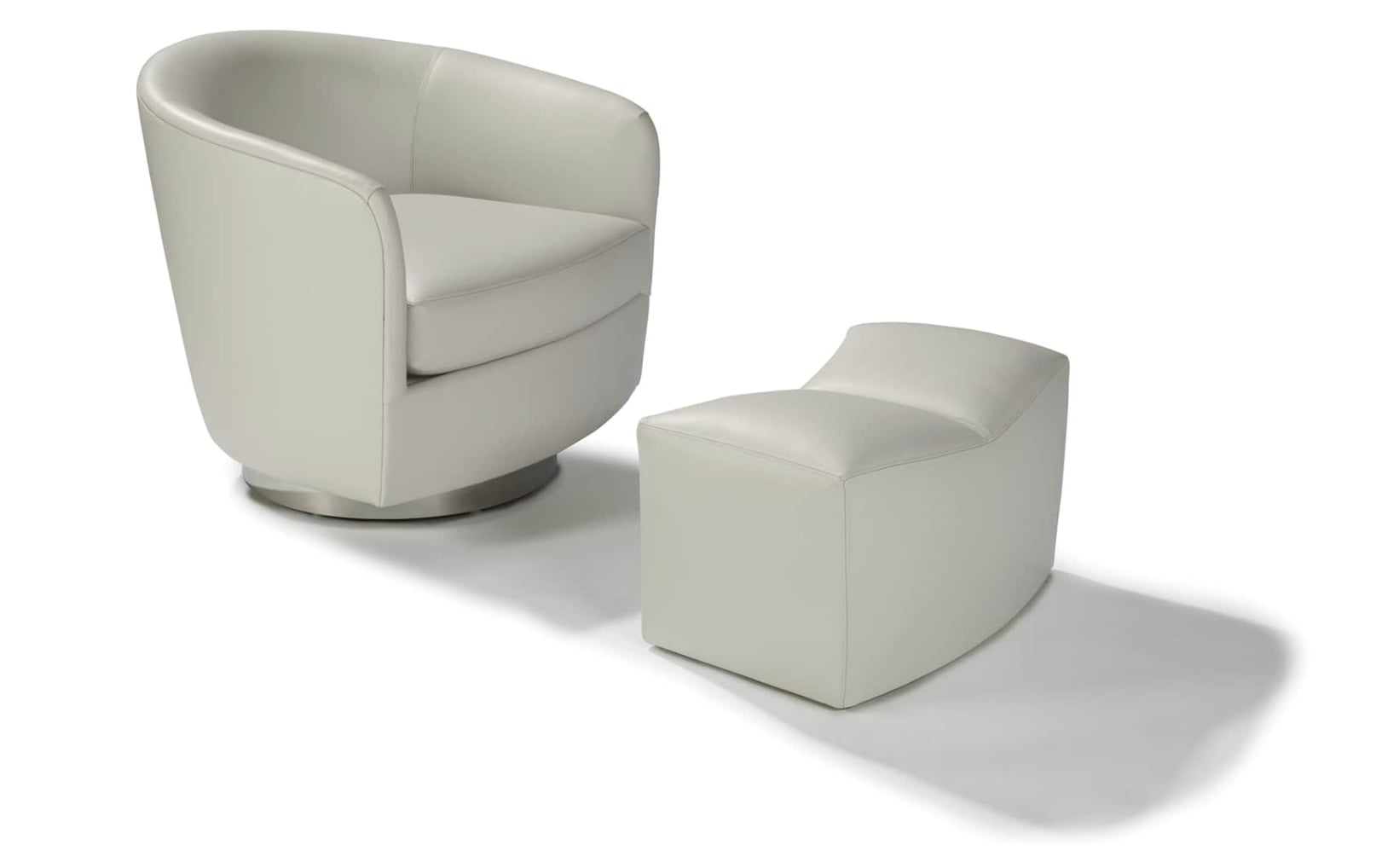 Thayer Coggin Chairs and Accents Saddle Ottoman