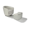Thayer Coggin Chairs and Accents Saddle Ottoman