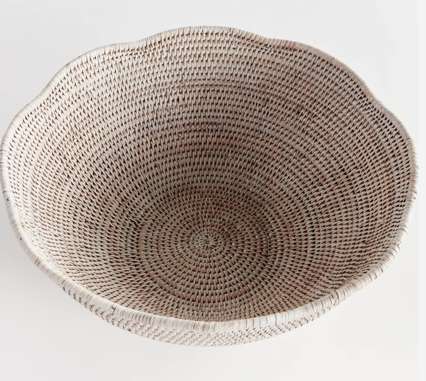 Napa Home & Garden Accessory Burma Rattan Scallop Bowl - Large