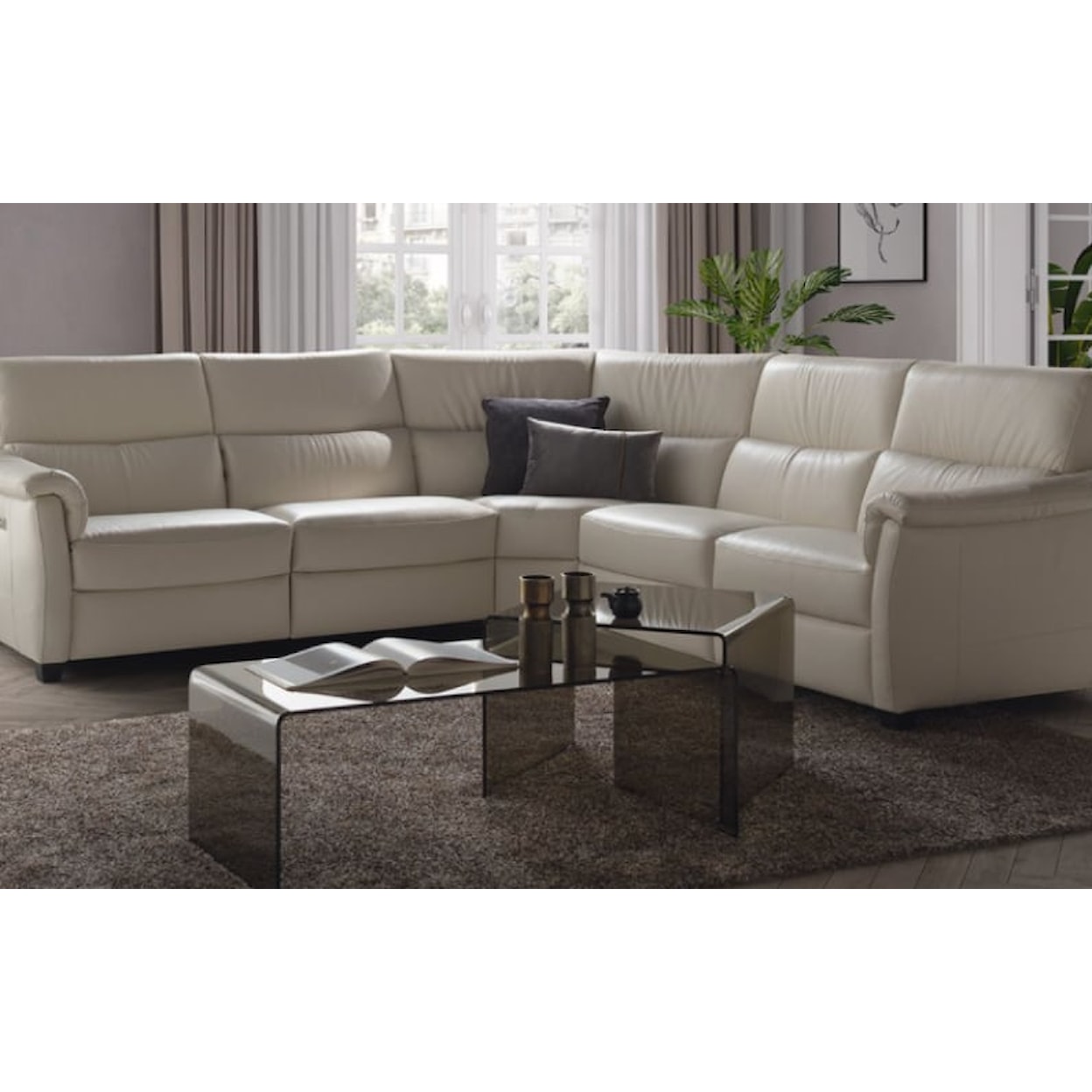 Natuzzi Editions Astuzia Astuzia Five Piece Sectional