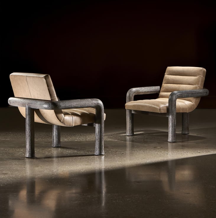 Bernhardt Bernhardt Living Bowie Leather Chair