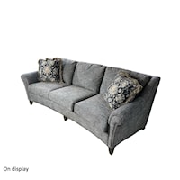 Transitional Large Sofa with Nailhead Trim