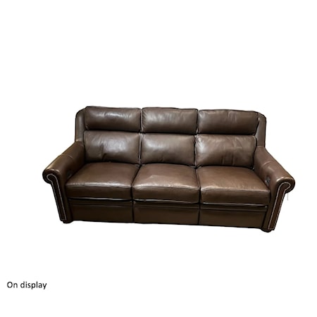 Reclining Sofa with Nailhead Trim