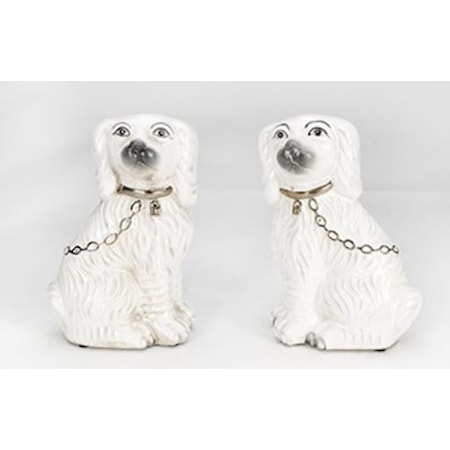 Pair of White Dogs