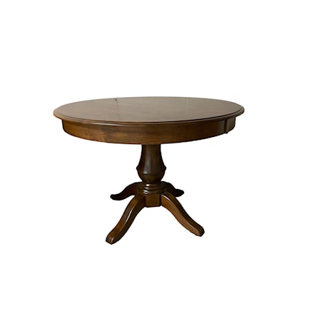 Wood Top 42" Round Table