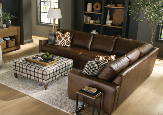 212 Leather Sectional