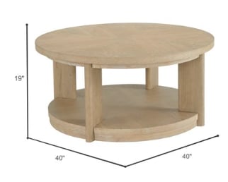 Pacific Grove Round Cocktail Table